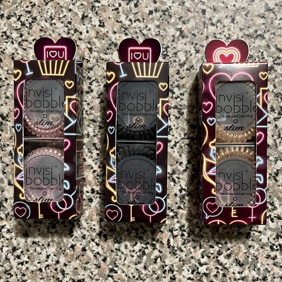 🆕 6-PACK InvisiBobble Slim ~ TRACELESS HAIR RINGS ~ CHOOSE COLOUR PACK - Picture 2 of 15